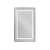 Зеркало BelBagno SPC-KRAFT-500-800-SENS-NERO