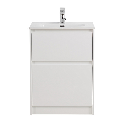 Тумба с раковиной напольная BelBagno KRAFT 39 60 Bianco Opaco, раковина белая