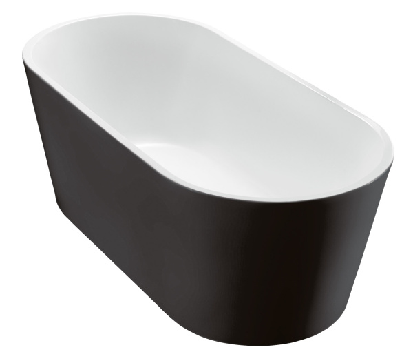 Акриловая ванна BelBagno BB71-1800-NERO-W0
