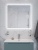 Зеркало с подсветкой и встроенной линзой 3-х кратного увеличения BelBagno SPC-MAR-800-800-LED-TCH-LNZ
