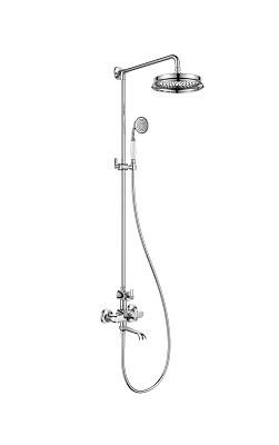 Душевая стойка со смесителем и изливом CEZARES LIBERTY-F-CVD-01