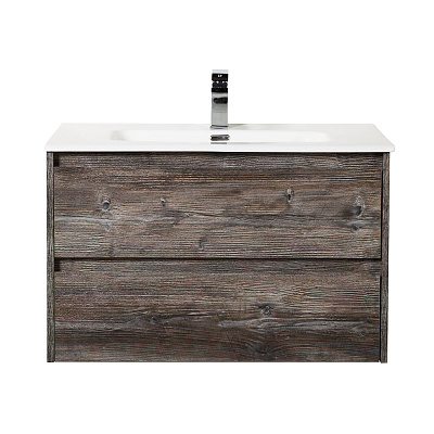 Тумба с раковиной подвесная BelBagno KRAFT 80 Pino Pasadena, раковина белая