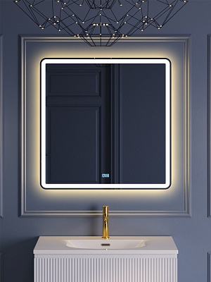 Зеркало BelBagno SPC-MAR-800-800-LED-3000K-TCH-WARM