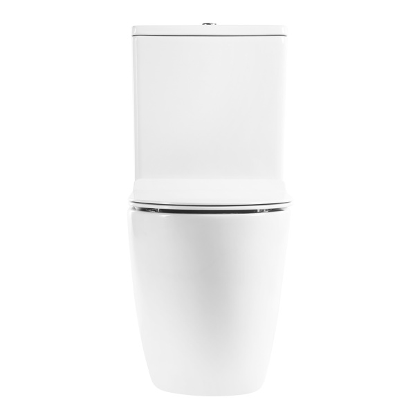 Унитаз-компакт безободковый BelBagno SFERA-R BB2141CPR с сиденьем BB2111SC