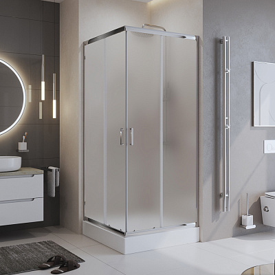 Душевой уголок BelBagno UNO-195-A-2-80-P-Cr